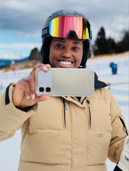 Sabrina Simader at Milano Cortina Winter Olympics event