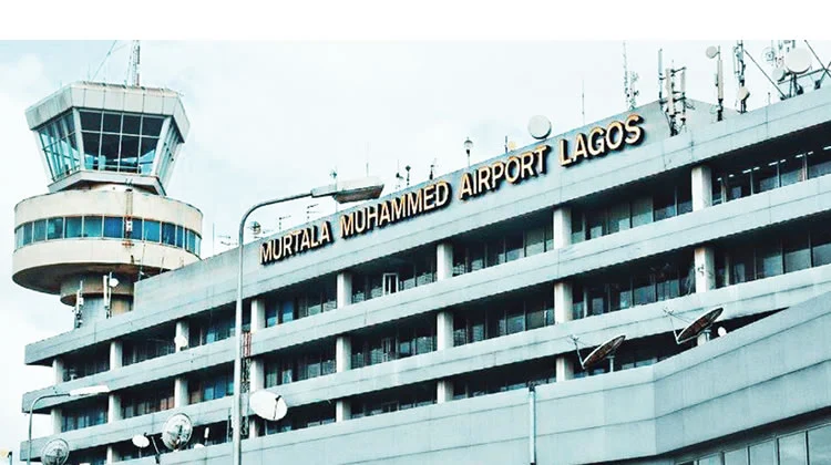 chaos at Lagos Airport