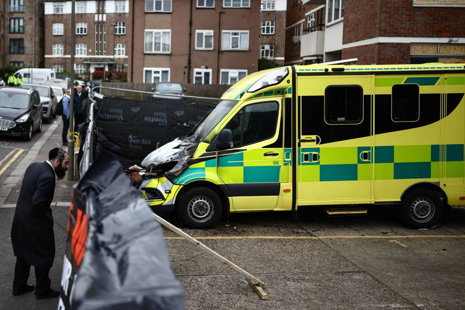 UK antisemitic ambulance attack arrests