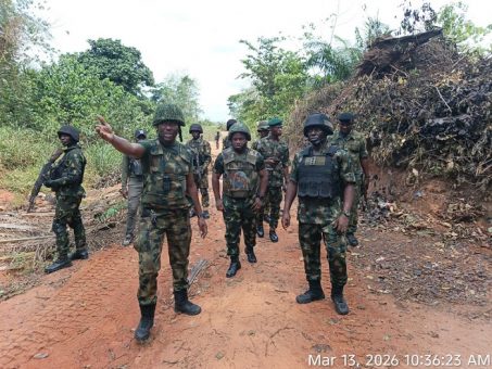 Cross River troops repel gunmen ambush 2026, Nigerian Army troops conducting security operation after gunmen ambush in Cross River State