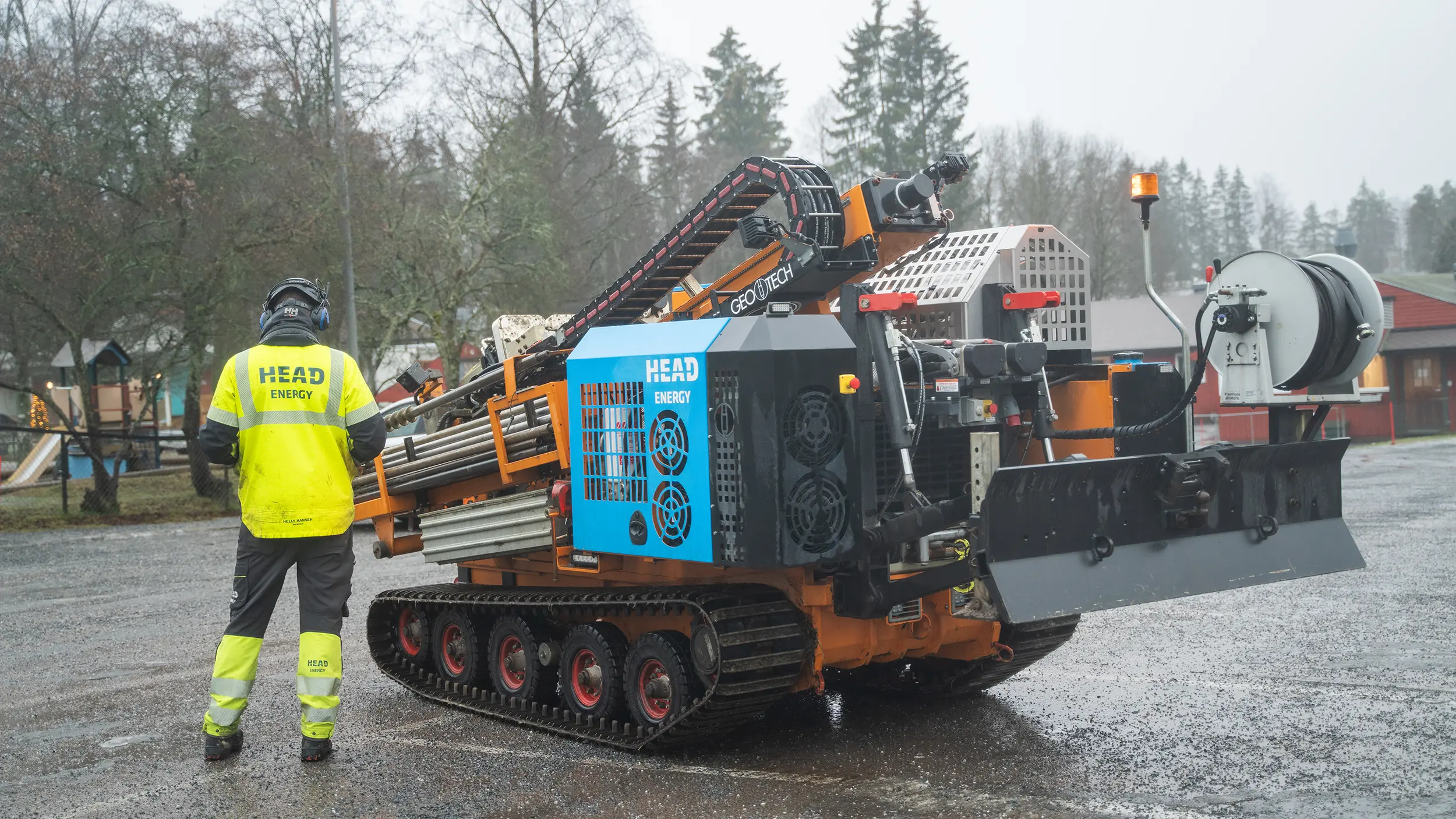 : Energy executive reviewing renewable energy infrastructure plans