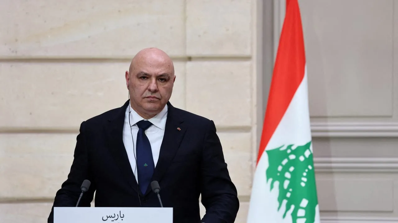 Lebanese president ceasefire Israel