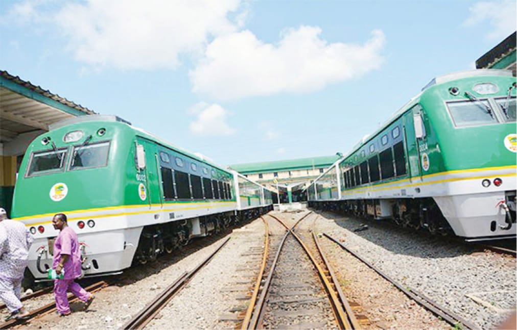 : Abuja Kaduna train incident investigation 2026, Passenger train on the Abuja–Kaduna railway line during regular service in Nigeria