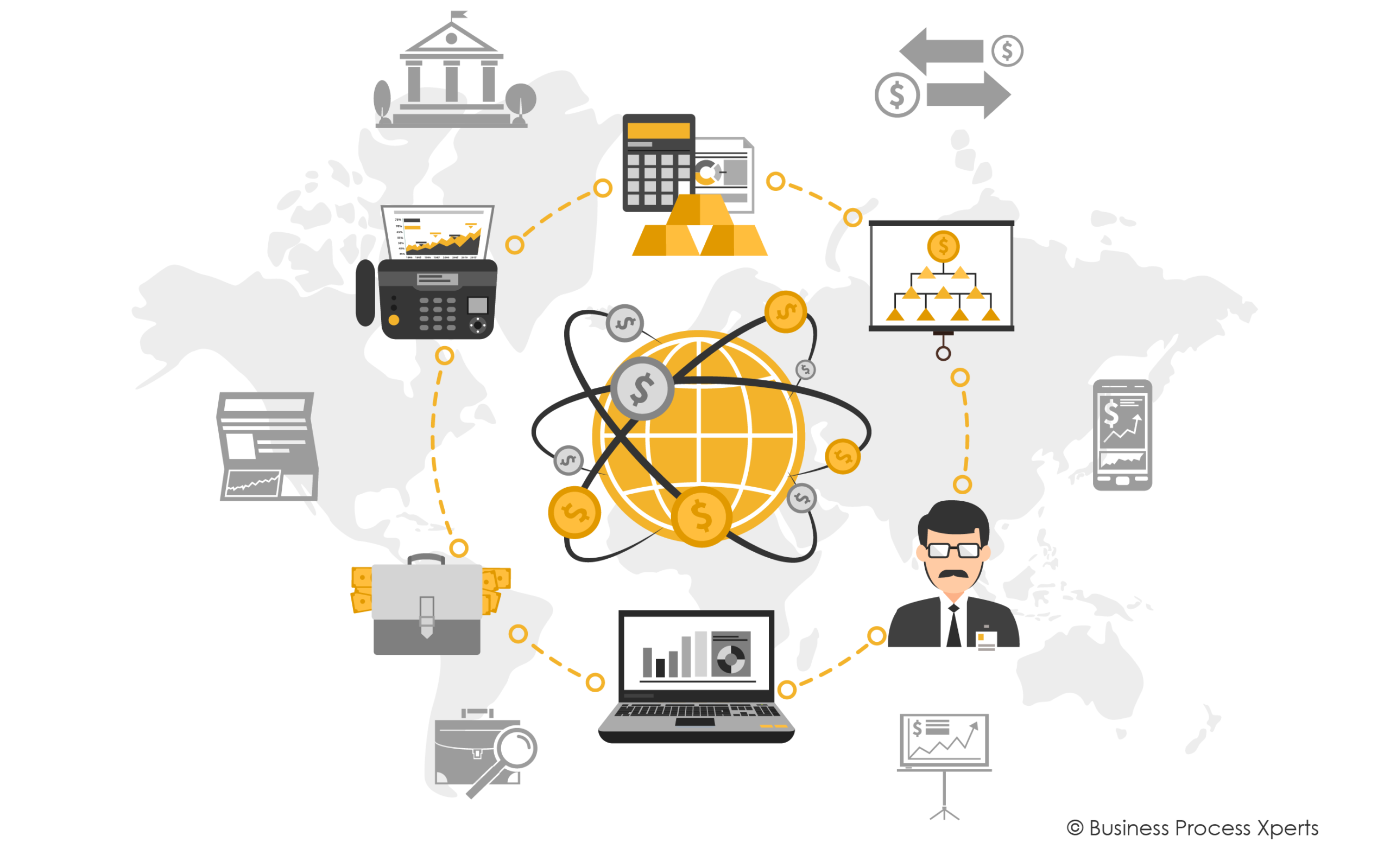 Sales operations officer reviewing sales data and coordinating business activities in an office environment