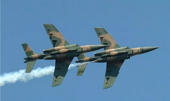 Nigerian Air Force Bombs Terrorists