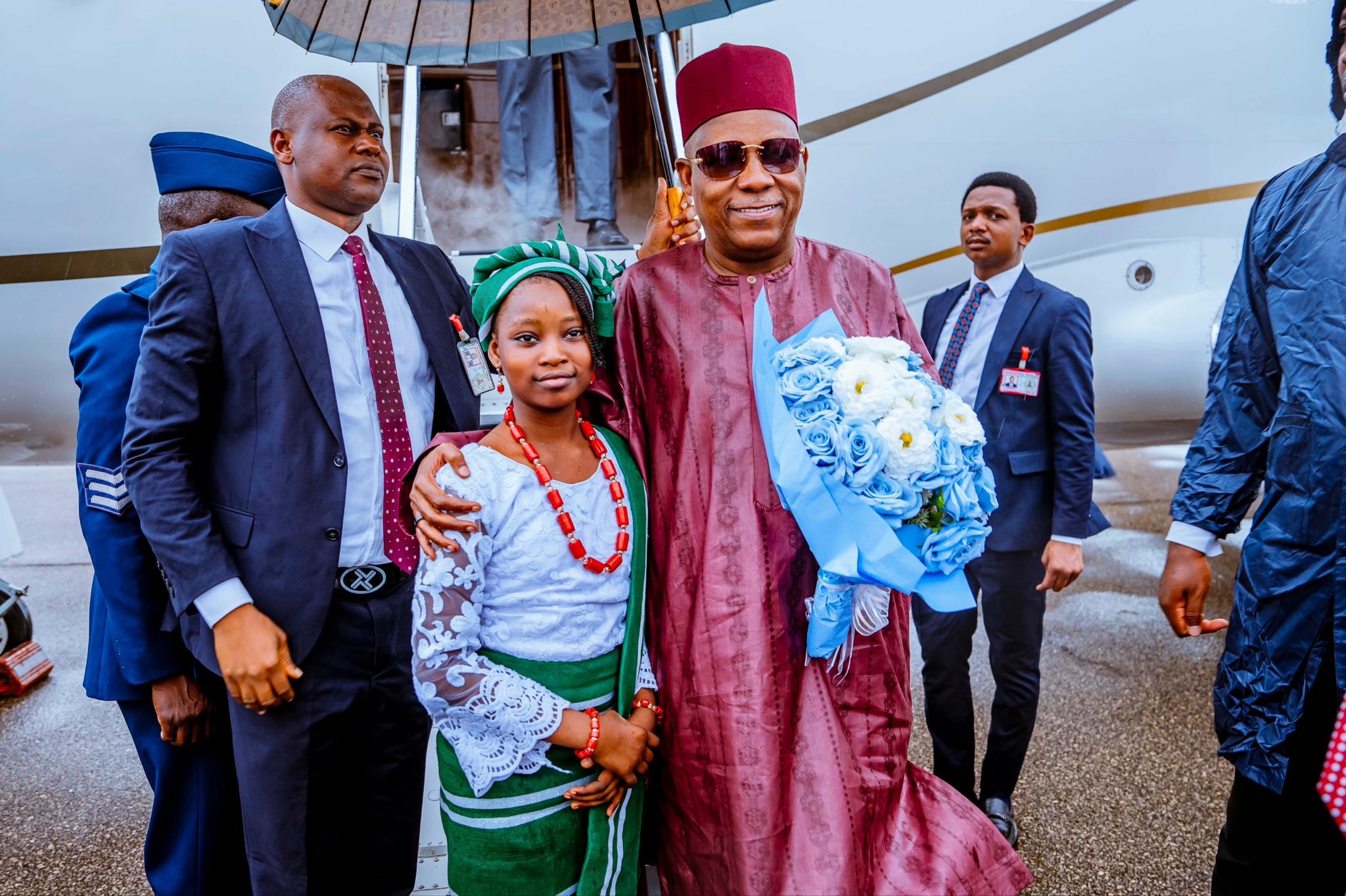 Vice President Shettima arrived in Lagos