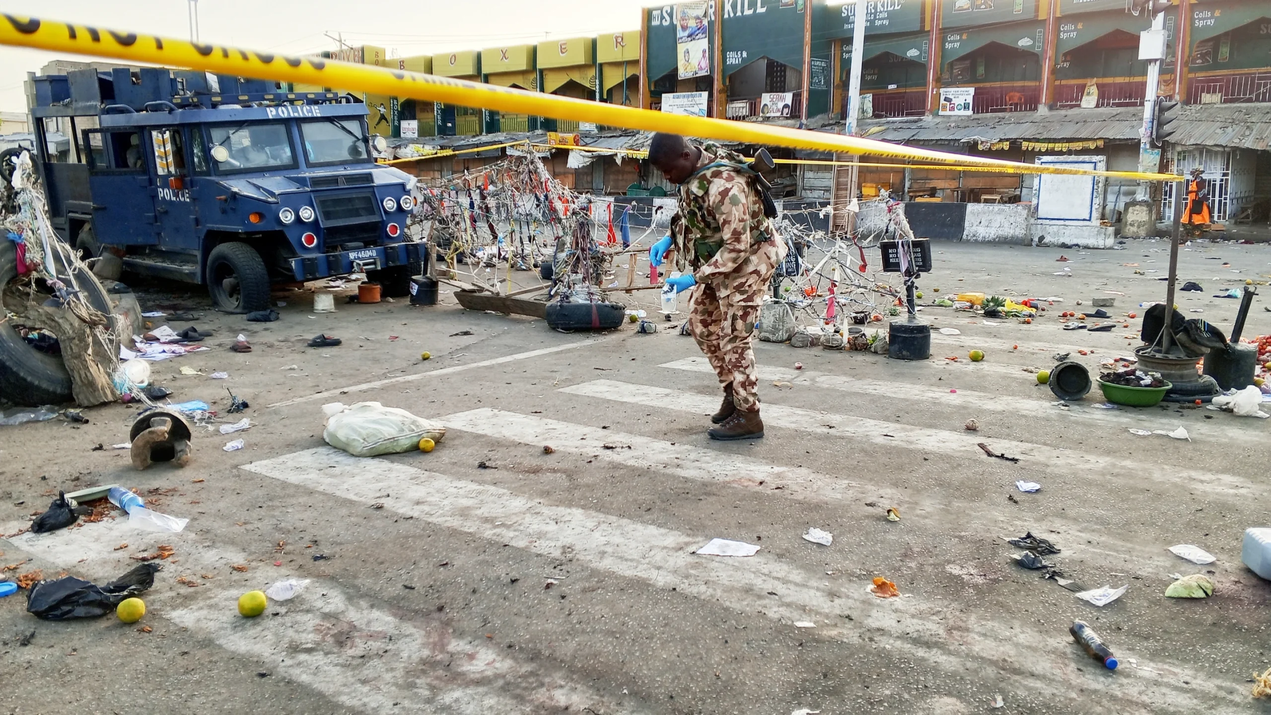 Maiduguri bombing casualties March 2026