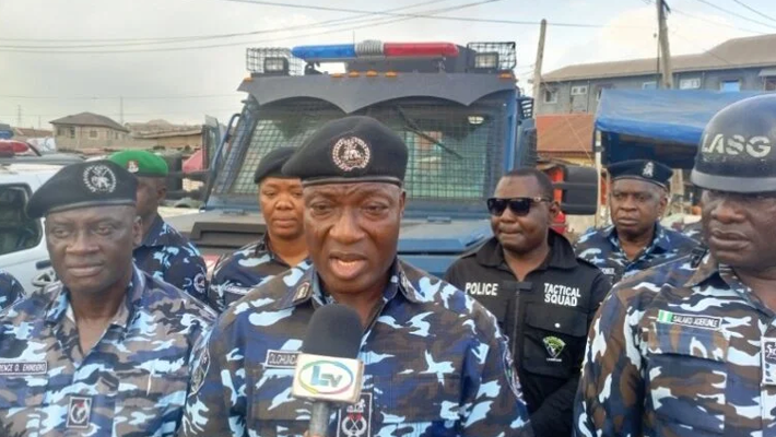 Lagos task force misconduct warning 2026: Lagos State Task Force officers during operations in the city