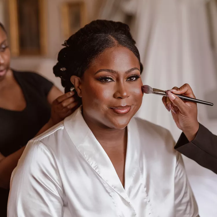 Makeup Artist at Zionhome Film Production on movie set in Osun