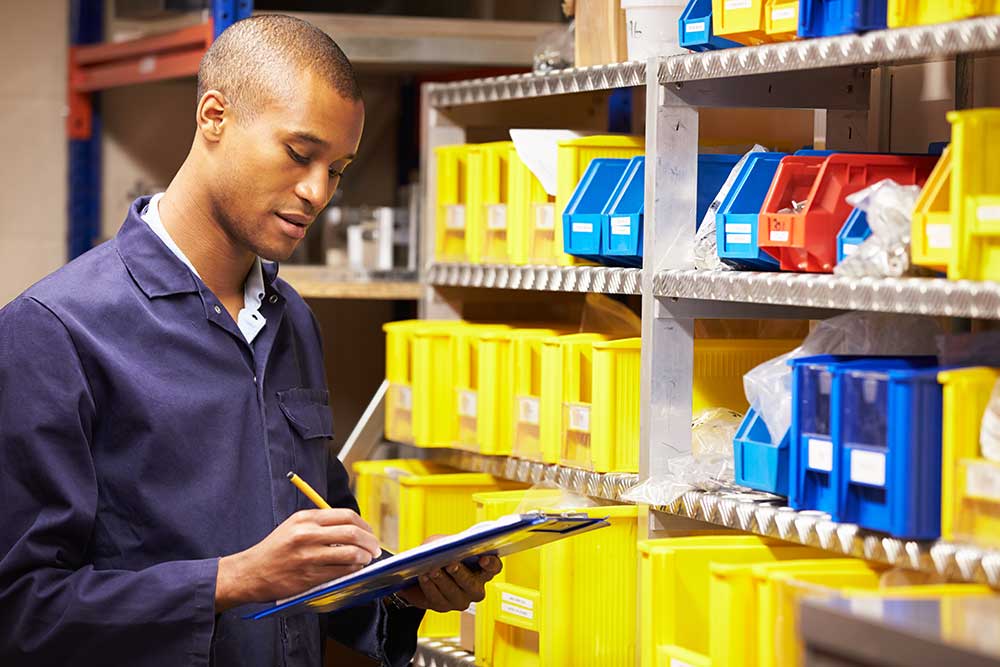 Stock Keeper Calabar job 2026: stock keeper managing warehouse inventory in Calabar beverage warehouse