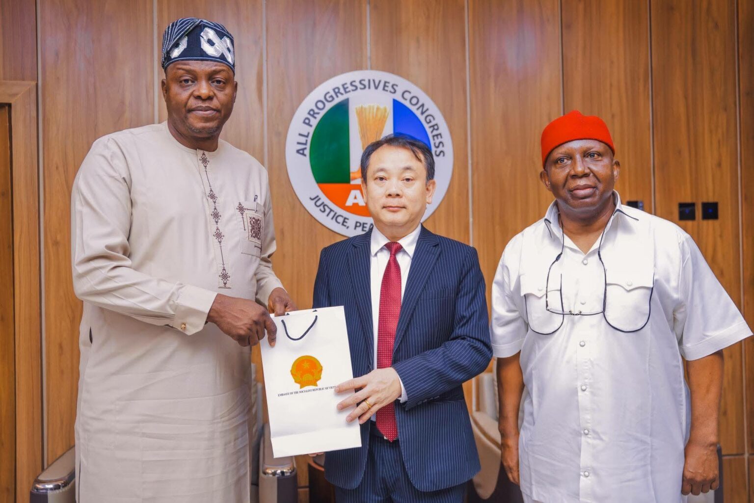 Nigeria Vietnam bilateral relations meeting 2026 APC National Chairman Nentawe Yilwatda meeting Vietnamese Ambassador Bui Quoc Hung in Abuja