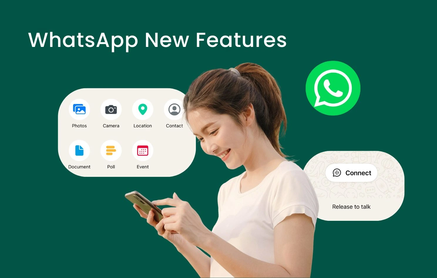 Smartphone displaying WhatsApp new features update in 2026