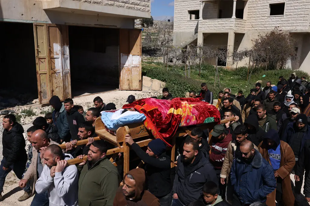 The West Bank settler attack Palestinians killed incident