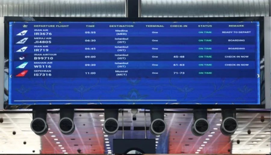 International flights resume at Tehran Airport  After Weeks of Conflict