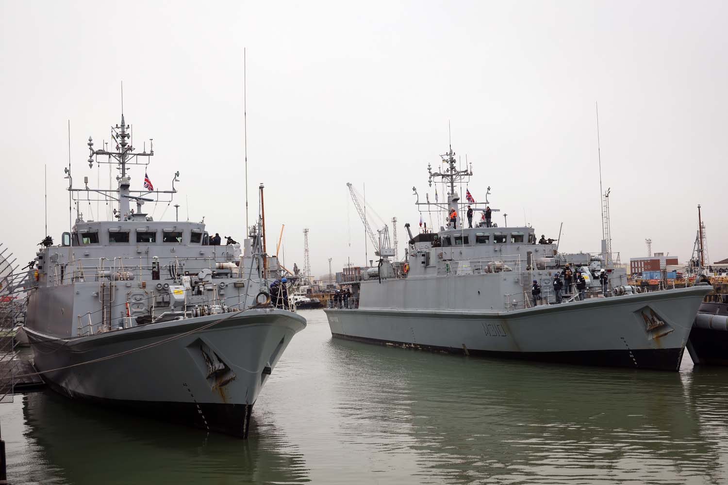 : Ukrainian Navy mine clearing Strait of Hormuz with trained ships currently based in the UK