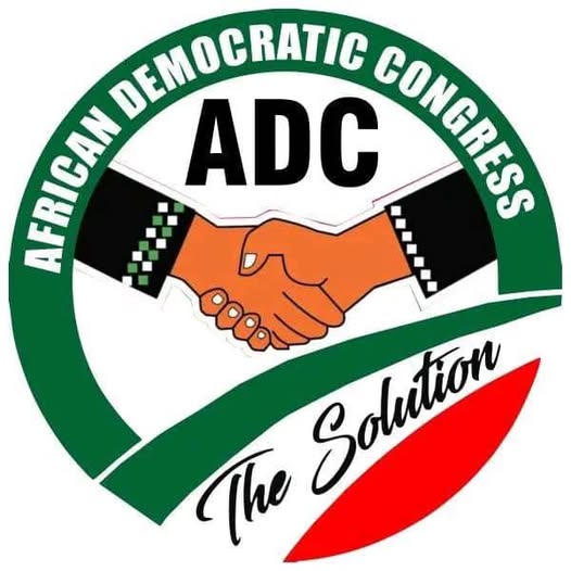 African Democratic Congress ADC logo representing party leadership change