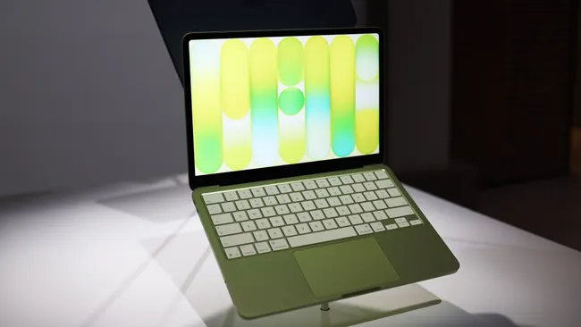 MacBook Neo 2027 RAM upgrade on laptop showing potential concept