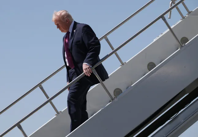 Trump health admission TV interview discusses health and mobility.”