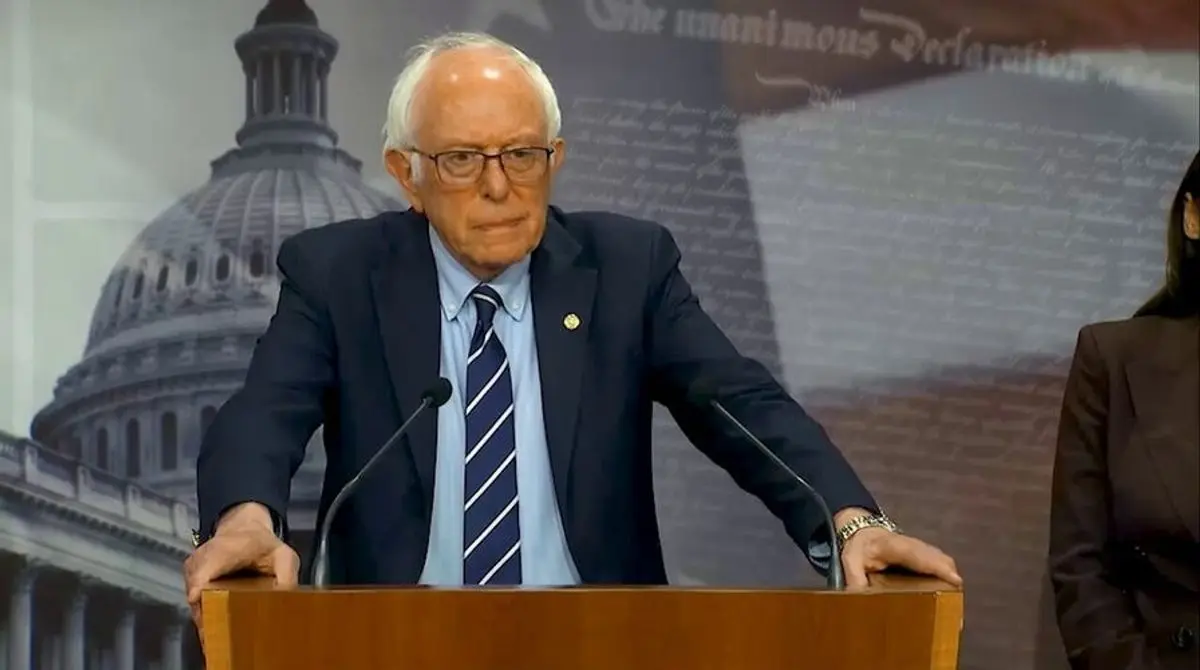 Sanders China AI cooperation warning and global cooperation at Capitol event