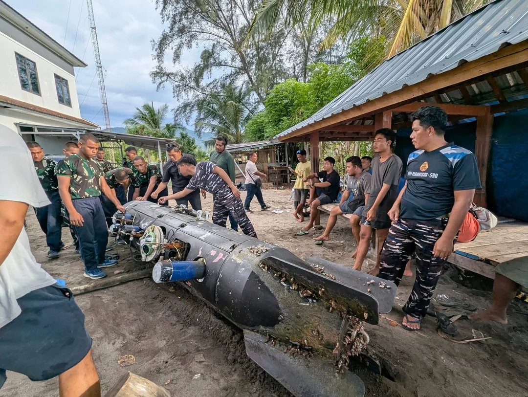 Chinese underwater drone Indonesia Lombok Strait