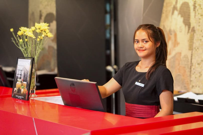 Female School Receptionist