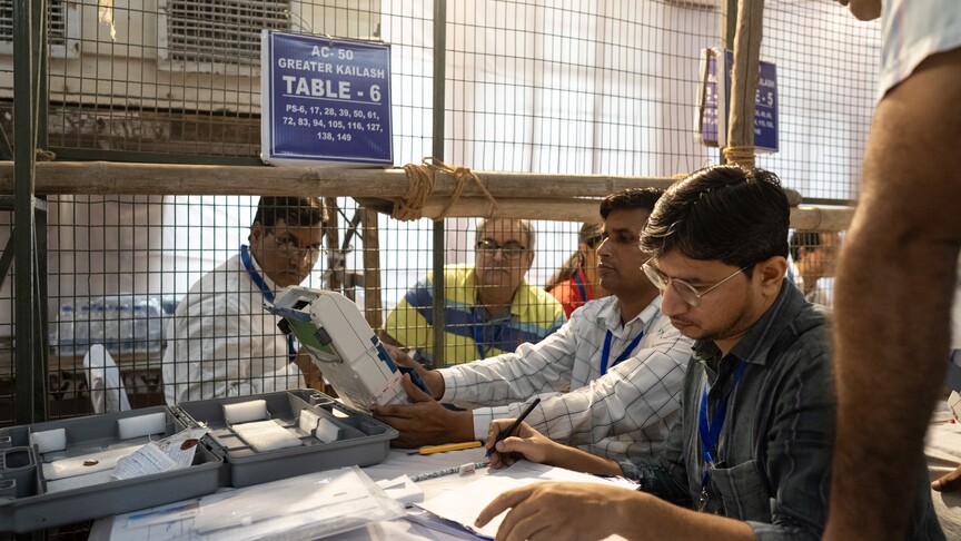 India state elections voter turnout has reached millions