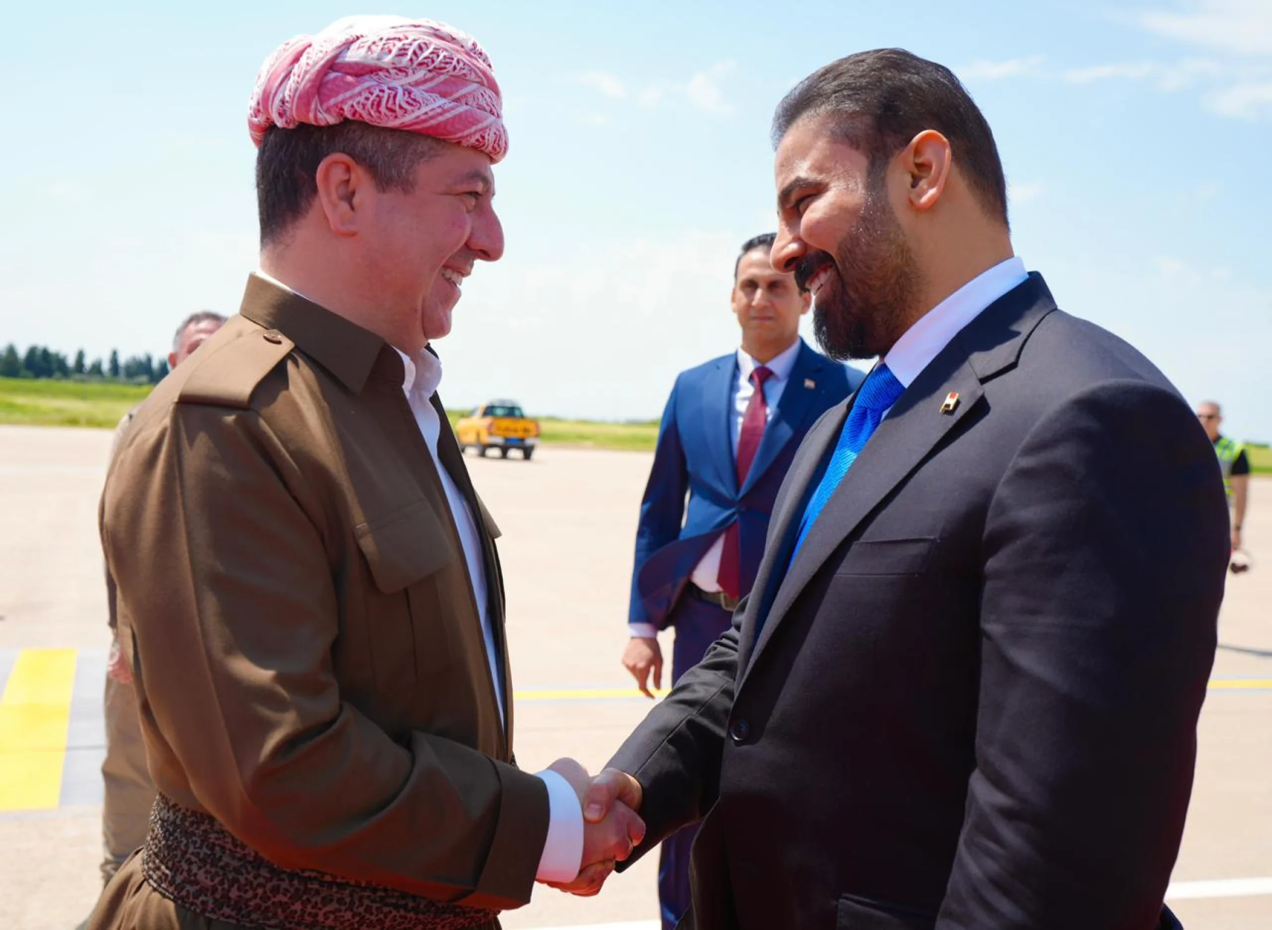 PM Barzani, PMC chairman discuss Iraq gov't formation