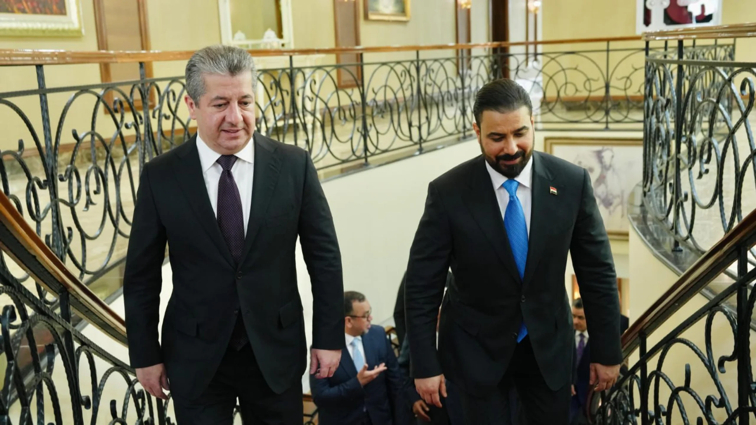 Barzani Iraqi PM designate meeting al-Zaidi in Erbil