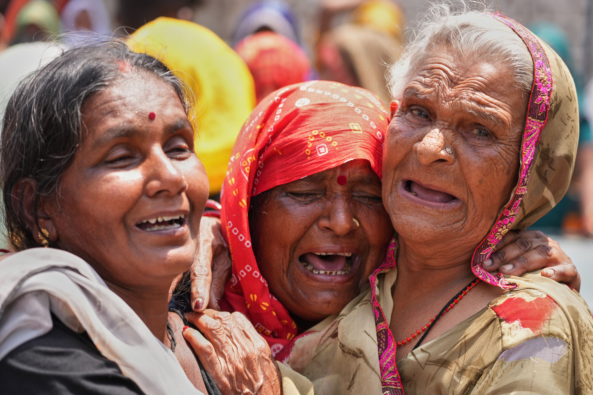 northern India dust storms deaths: Rescue workers clearing fallen trees after deadly dust storms