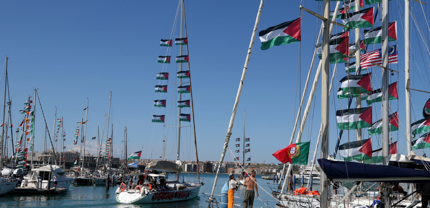 Global Sumud Flotilla activists detained after boats intercepted at sea