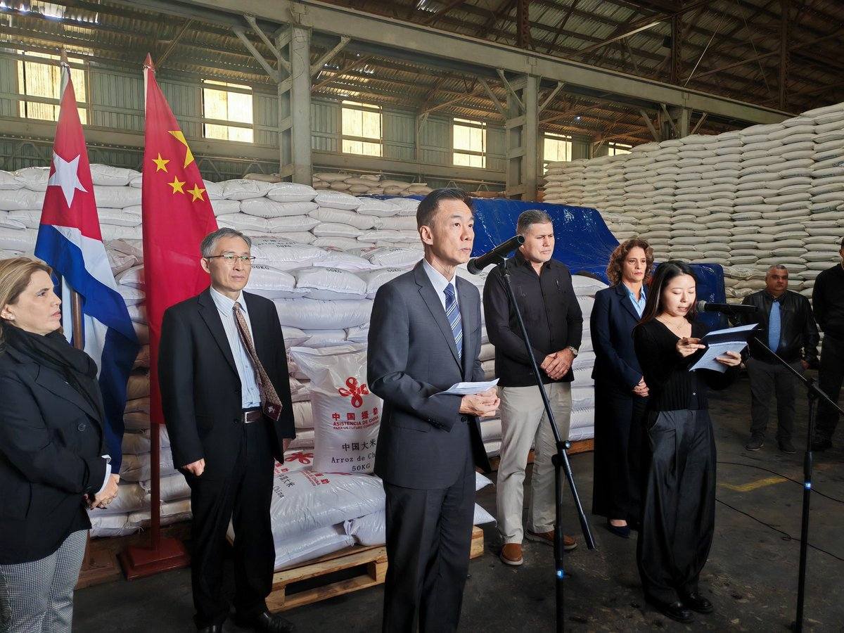 Cuba receives China rice shipment amid US threats, blackouts