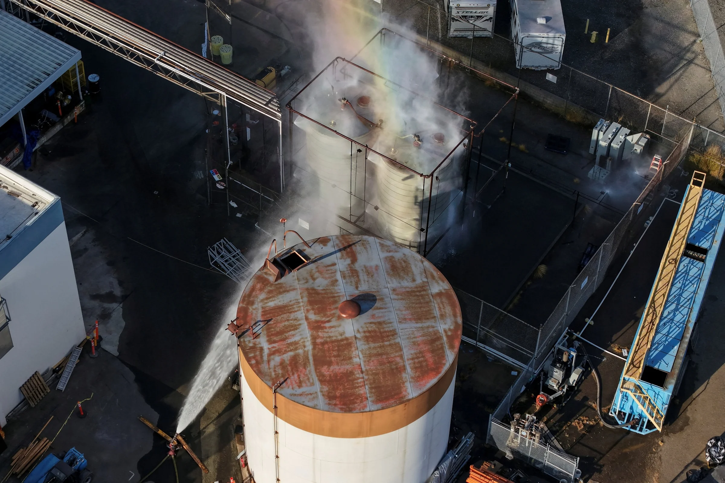 50,000 under evacuation orders in Southern Calif. over chemical tank explosion threat