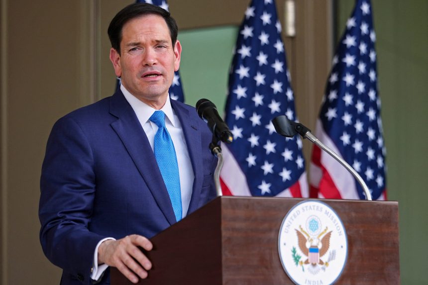 US Iran nuclear talks progress discussed by Marco Rubio in India