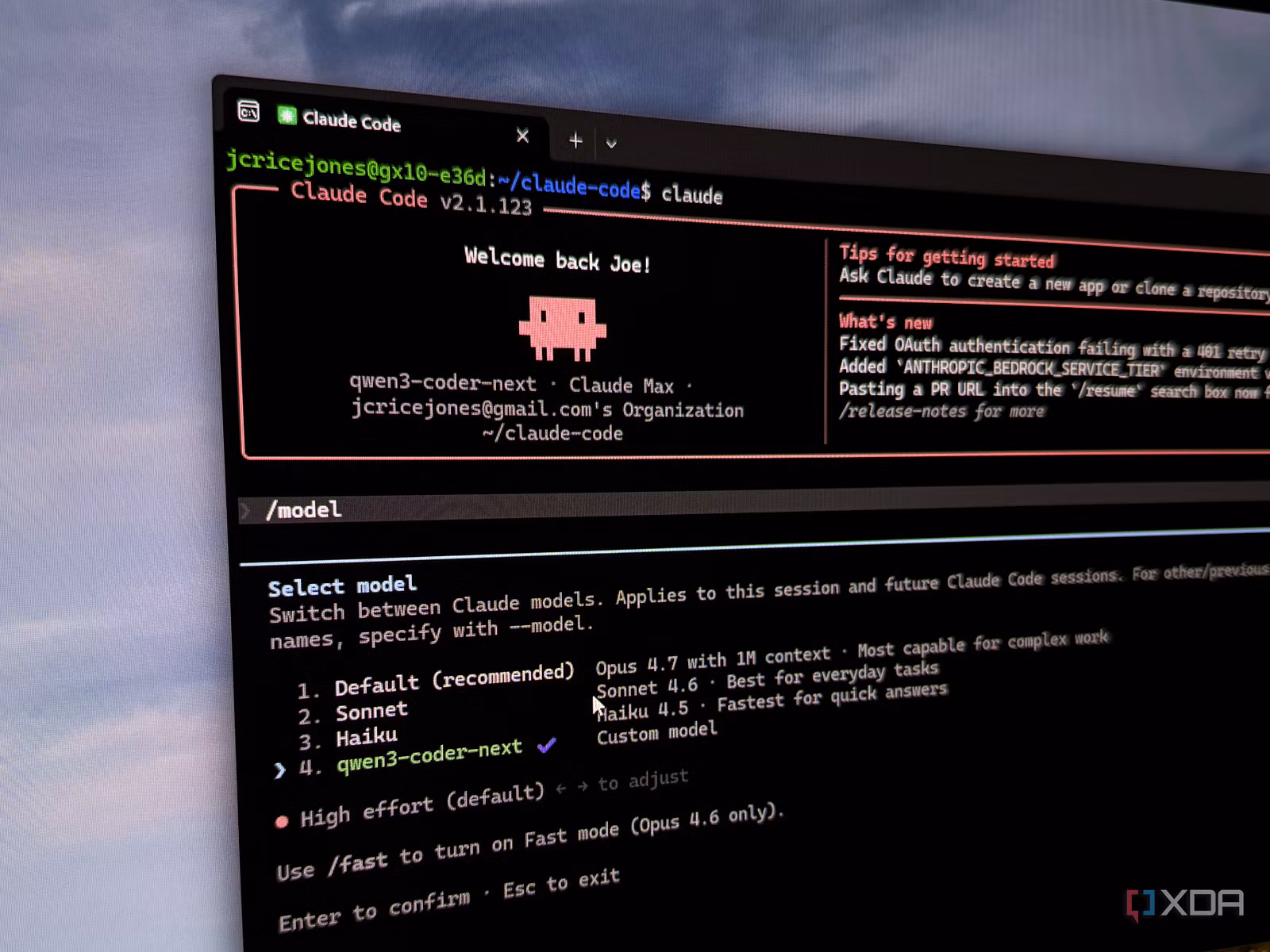 Claude Code local LLM hybrid setup on workstation