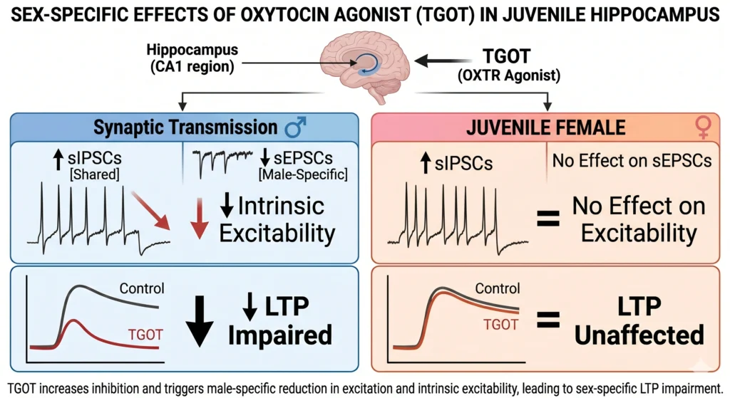 oxytocin juvenile brain sex differences