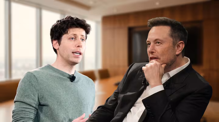 Sam Altman Elon Musk GPT 5.5 party