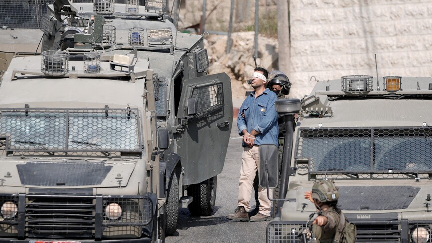 Israeli army Nablus arrests West Bank military operation