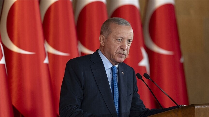Erdogan Europe Türkiye EU remarks during Europe Day message