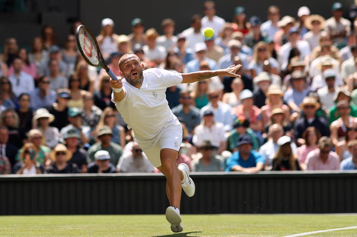 Wimbledon qualifying: Britain's Dan Evans loses in final singles match of career