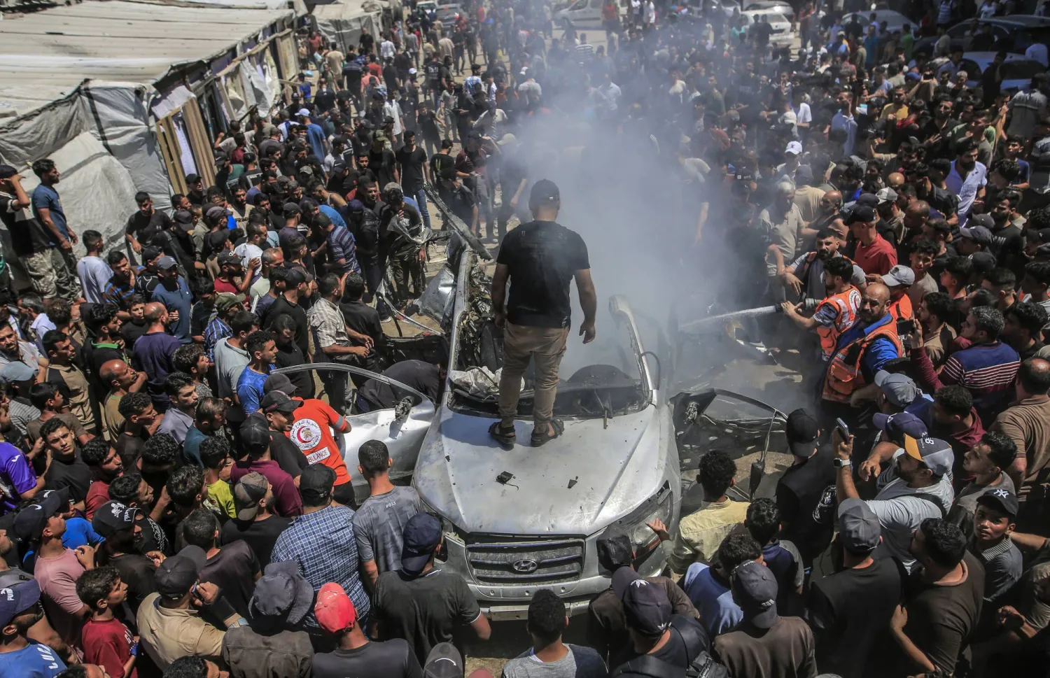 Gaza ceasefire strike deaths aftermath in Gaza City following reported airstrikes during ongoing ceasefire tensions