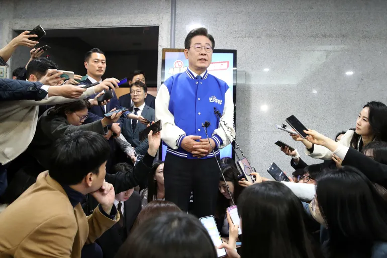 South Korea local election results showing Democratic Party gains in key mayoral races