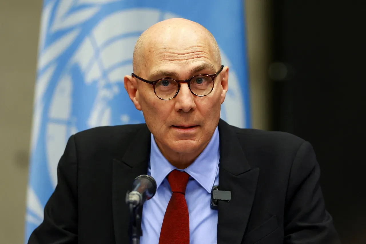 Volker Turk Palestinian suffering concerns during address to European lawmakers on international humanitarian law