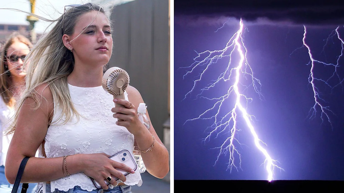 UK set for hottest June day as extreme weather causes widespread travel disruptions