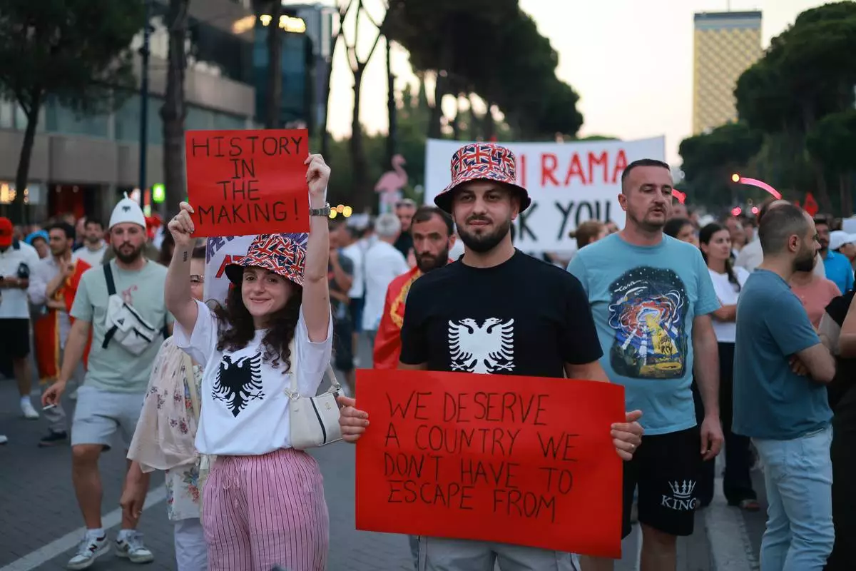 Meet 3 members of Albania's 'Flamingo Revolution' trying to torpedo a Kushner