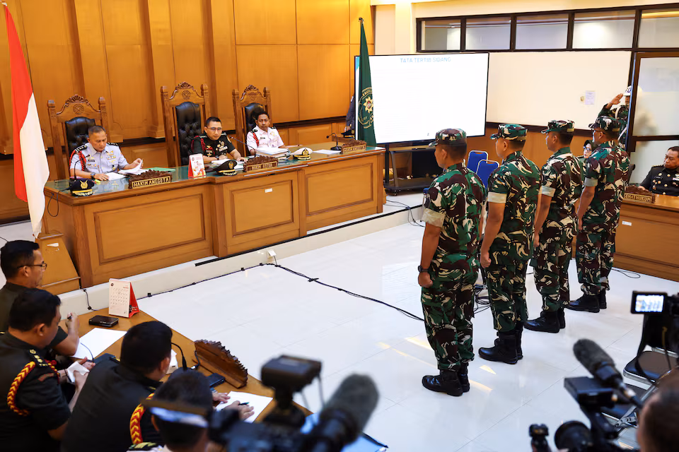Military officers behind acid attack on Indonesian activist sentenced to jail