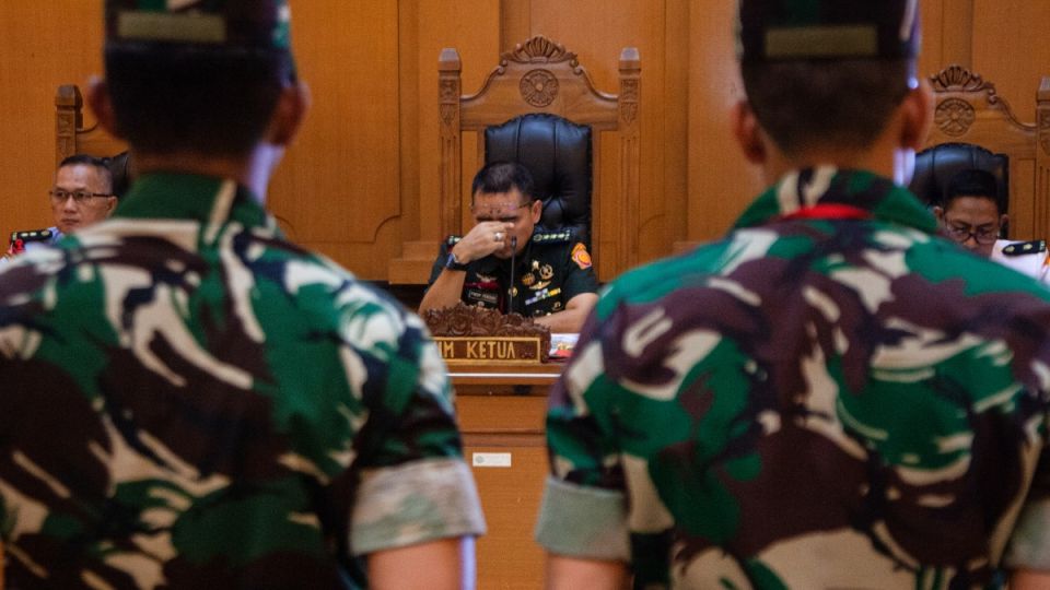 Indonesia jails four military officers for acid attack on rights activist