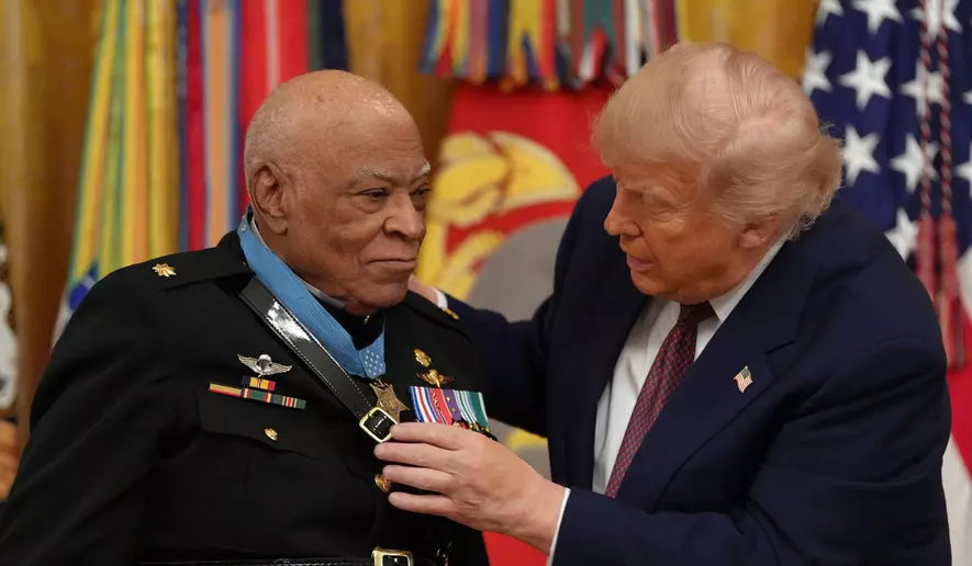 Trump Medal of Honor Vietnam Afghanistan war veterans at White House ceremony