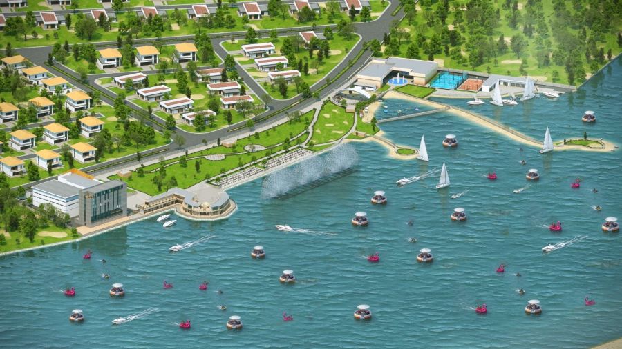 Akida Hills Jabi Lake development waterfront leisure and tourism project in Abuja