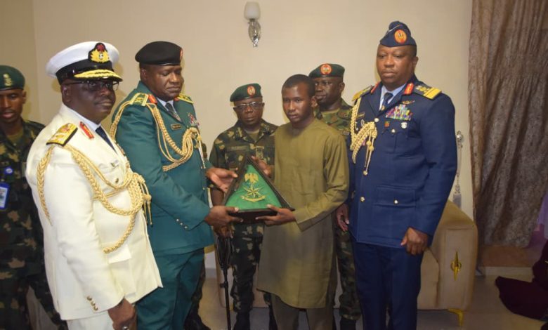 DHQ condolence visit Rabe Abubakar family in Katsina State