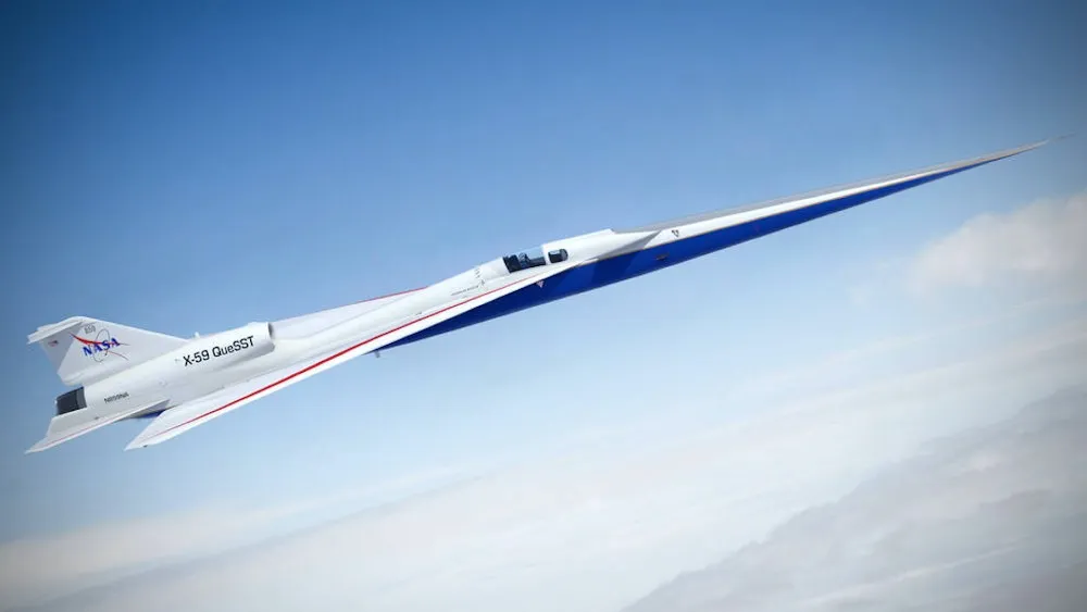 NASA's 'Son of Concorde' hits 713mph and breaks the sound barrier for first time 